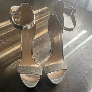 Silver heels